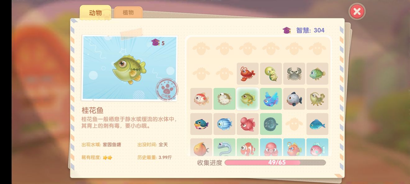 《摩尔庄园》桂花鱼位置介绍
