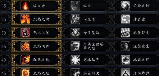 《魔兽世界》9.0火法天赋选择推荐