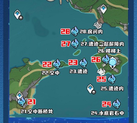《原神》4.2水神瞳位置全收集攻略