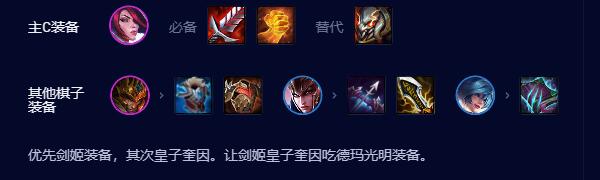 《云顶之弈》s9.5开飙剑姬阵容介绍