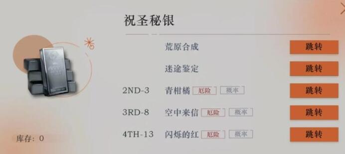 《重返未来1999》紫色材料合成方法